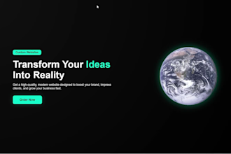 design you a functioning website or a page