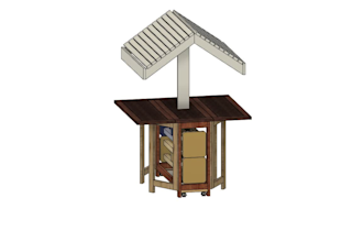 draft furniture and cad 3d model to technical shop drawing