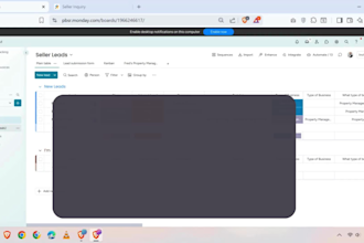 completely setup your business process using monday CRM jotform and mailchimp