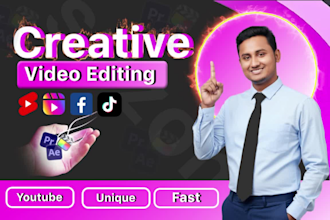 creative youtube shorts editing, tiktok reels video editor, promo ads video