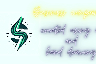 create ai generated and hand drawn logo