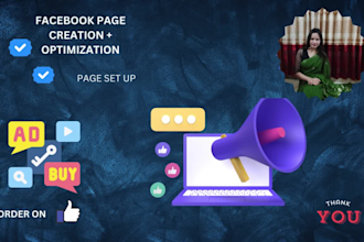 do manage facebook  page creation and set up