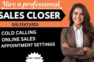 be your salescloser sales rep salesperson virtual assistance telemarketing sales