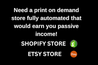 design etsy shopify pod etsy print on demand, etsy pod with printify printful