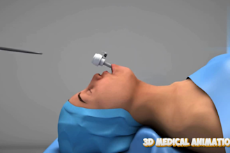 do 3d medical animation, 3d anatomy, dental animation 3d surgery medical devices