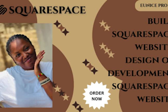 build squarespace website, design or development squarespace website