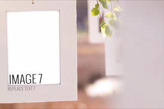 make a romantic photo video for you