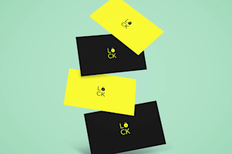 design creative  unique appealing visiting card, flat minimal business, postcard