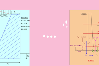 retaining wall design and modelling
