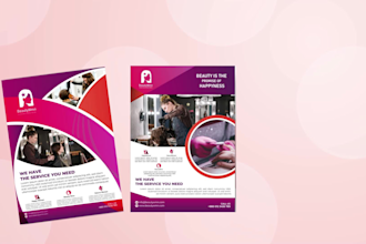 design modern and unique corporate and business flyers