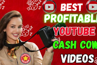 create youtube cash cow channel with viral faceless videos