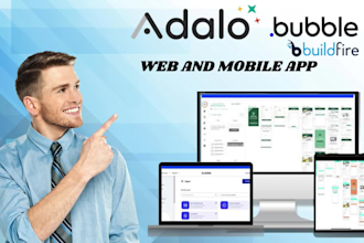 do bubble adalo bubble io website buildfire flutterflow web mobile app saas mvp