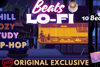 make lofi beats chill pop music or synthwave for you