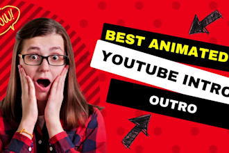 create animated intro outro for your youtube channel