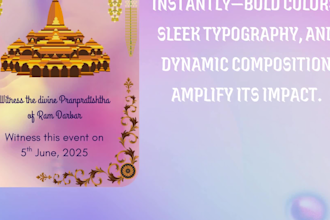 craft a striking poster to elevate your event or promotion