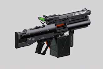 make 3d weapons model for your product or your game