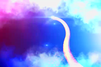 create cool light streak intro animation