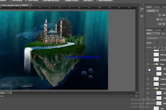 make any type of illustration with photo manipulation