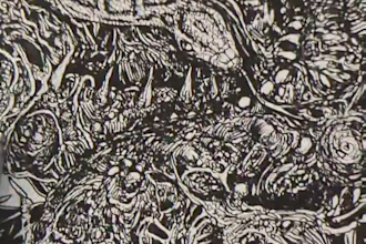 draw high detailed dark art