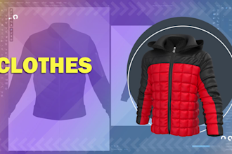 make garments 3d mockup and animation