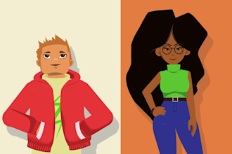 create 2d animated explainer videos in after effects