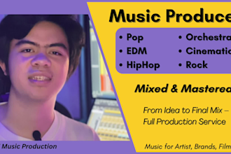 be your high end music producer in all genres