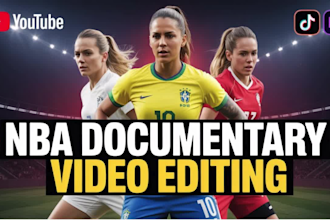 make stunning nba, basketball, and sports highlight documentaries