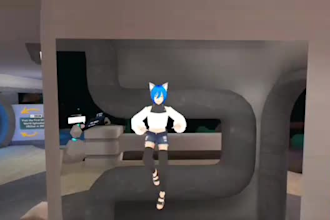 develop custom vrchat avatar, vrc character, 3d model furry vrc avi in unity