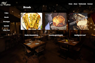 create a stunning one page website for your brand