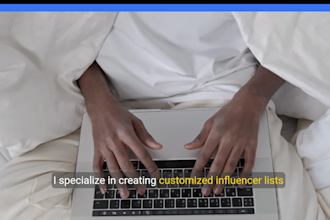 do tiktok, youtube, instagram influencer research and marketing
