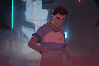 2d music video animation, lyrics, animated music video ,2d anime fighting,