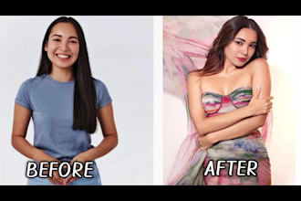 do any ai image editing, face swaps with high quality