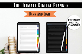 create a digital planner for your etsy shop or your ipad
