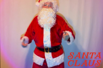personalized santa claus video message in english or spanish