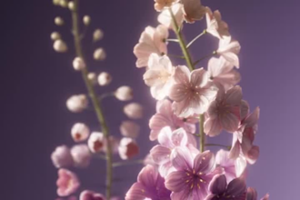 do photorealistic 3d flower animation cgi flower animation 3d plant model