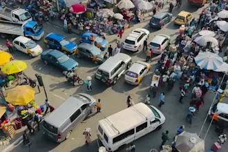 provide authentic african culture and street footage in 4k