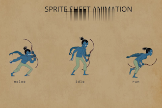 do 2d pixel art game character cartoon sprite sheet animation animate fnf sprite