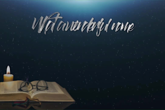 make beautiful christian lyric video for your song
