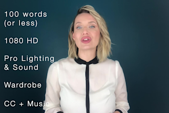 be your professional video spokesperson