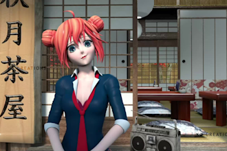 do professional 3d animation and 3d character design