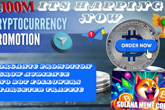 boost new launch token website gaming nft crypto project telegram promotion
