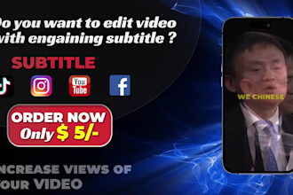 edit your tiktok reels and shorts videos with caption