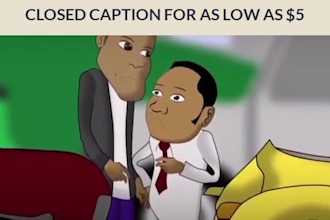 edit subtitle, closed caption to synchronize with your video