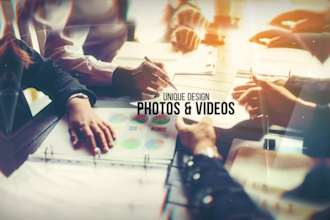 make a slideshow video with photo or video footage