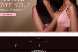 hair extension website hair extension shopify store  hair extension website