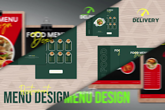 pro restaurant and digital menus and price list design