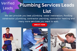 do plumbing water damage water restoration home contractor leads list