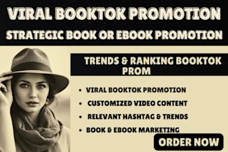 do viral booktok promotion, book promotion on booktok