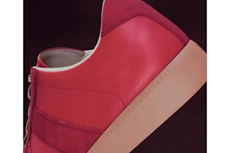 model 3d sneakers, 3d shoe, 3d footwear ready for printing