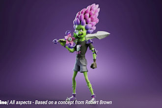 model a stylized 3d character for games or animation
